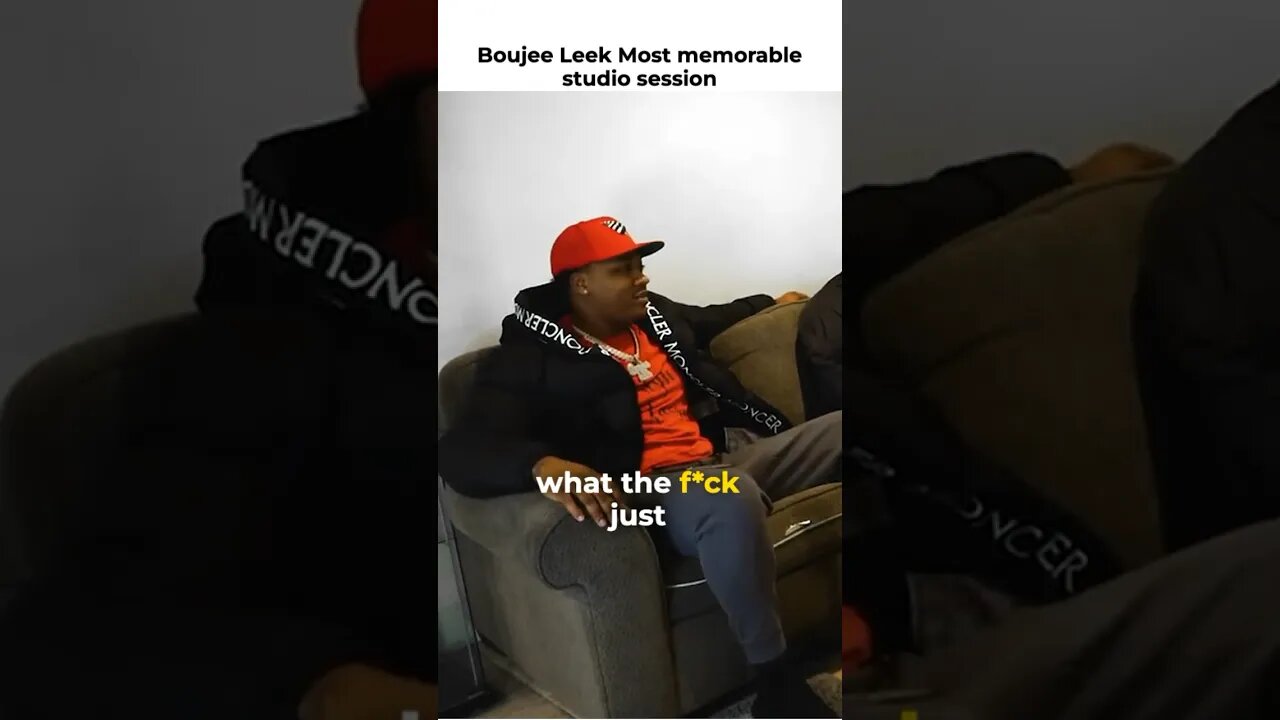 Boujee Leek CRAZIEST😱studio sesh(INSANE)❗️[full pod on channel] #boston #massachusetts #rap