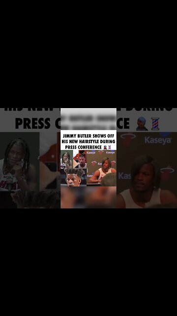 Jimmy Butler Debuts The Perm😂