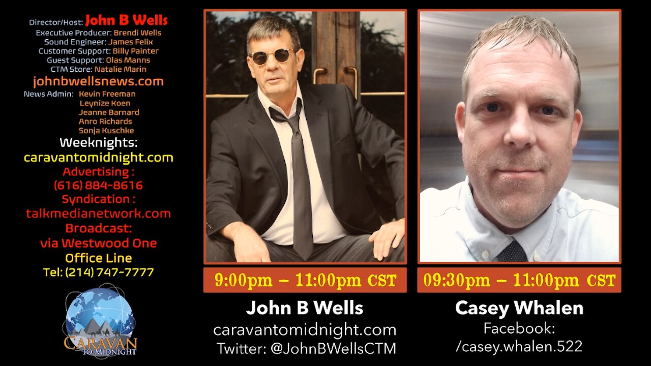 Guest Casey Whalen Caravan to Midnight with John B. Wells