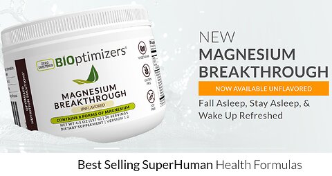 -BIOptimizers- (Optimizing Health: Could these Products be what we have been looking for?)