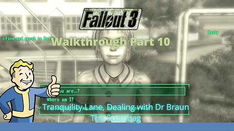 Fallout 3 gameplay walkthrough part 10 - tranquility lane