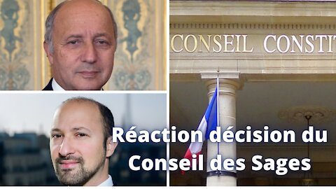 Réaction décision Conseil Constitutionnel