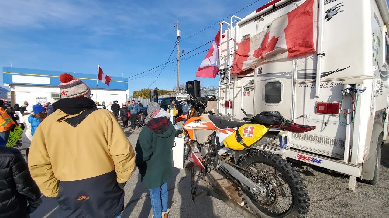 Penticton Freedom Convoy 12:20pm Feb.6, 2022 | IrnieracingNews