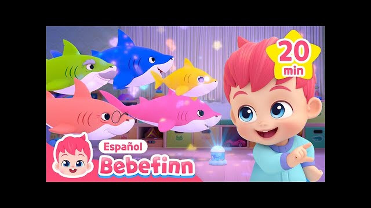 ¡Cantemos con Tiburón Bebé!🎶 | Las Mejores Canciones Infantiles | Bebefinn en español