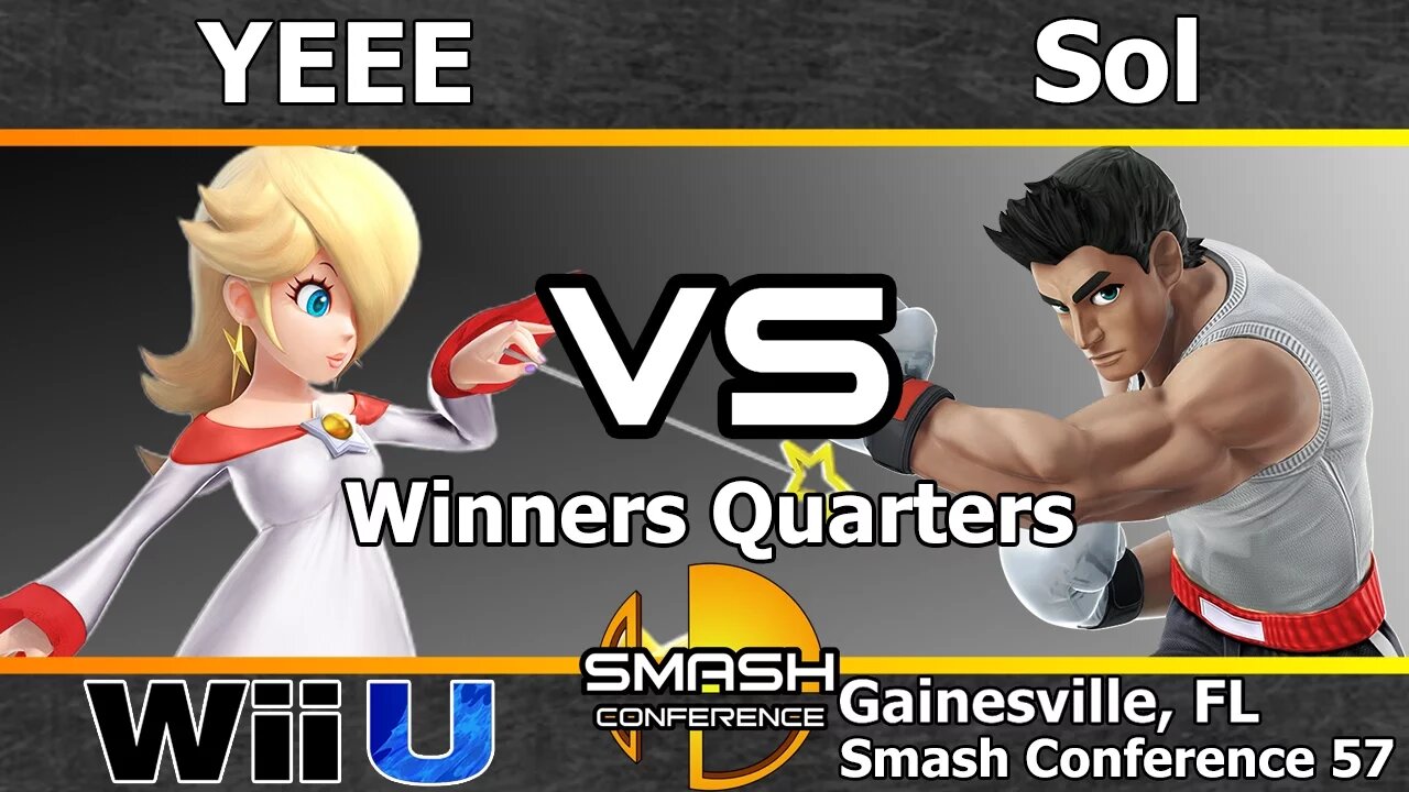 YEEE (Rosalina) vs. Noble|Sol (Little Mac) - Winners Quarters - SC57