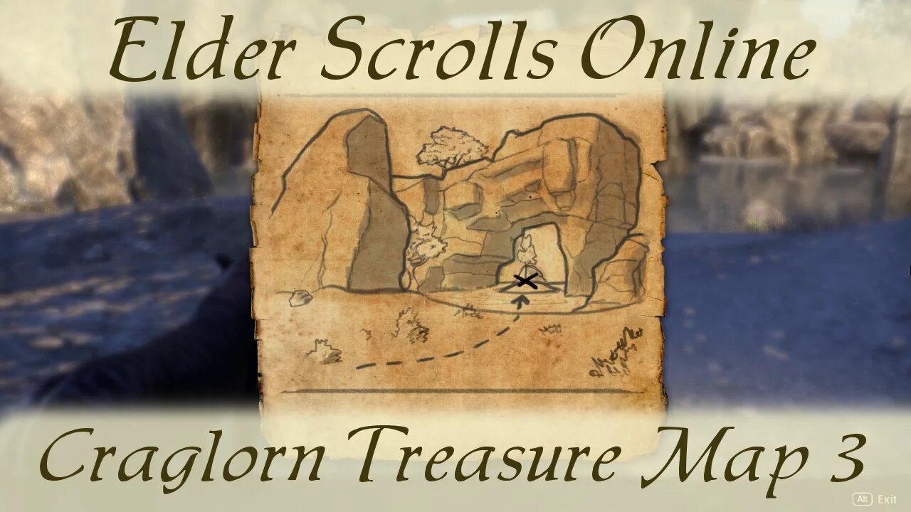 Craglorn Treasure Map 3 [Elder Scrolls Online ESO] iii