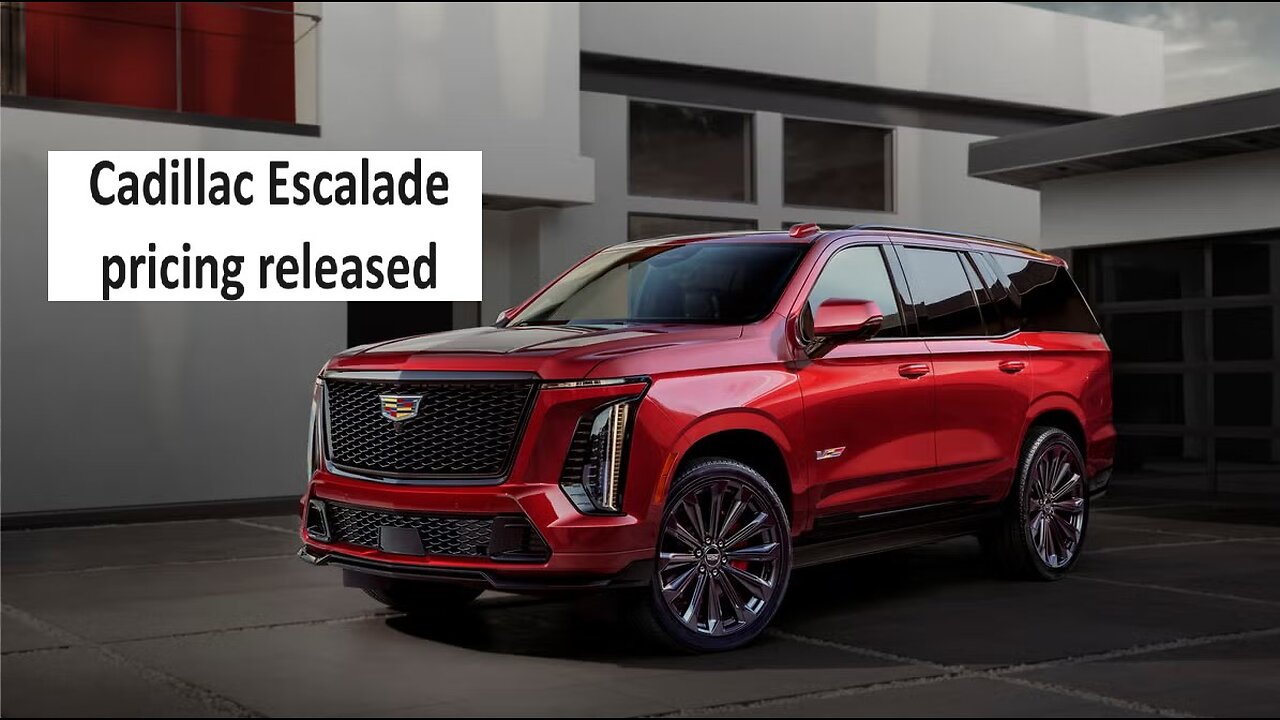 Cadillac Escalade pricing revealed and more tech