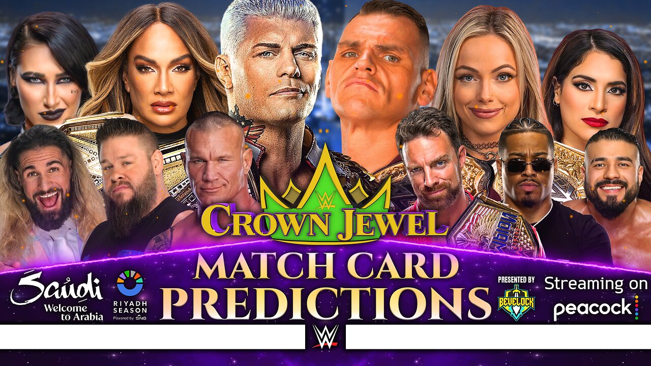 WWE Crown Jewel 2024 - Match Card Predictions [v3]