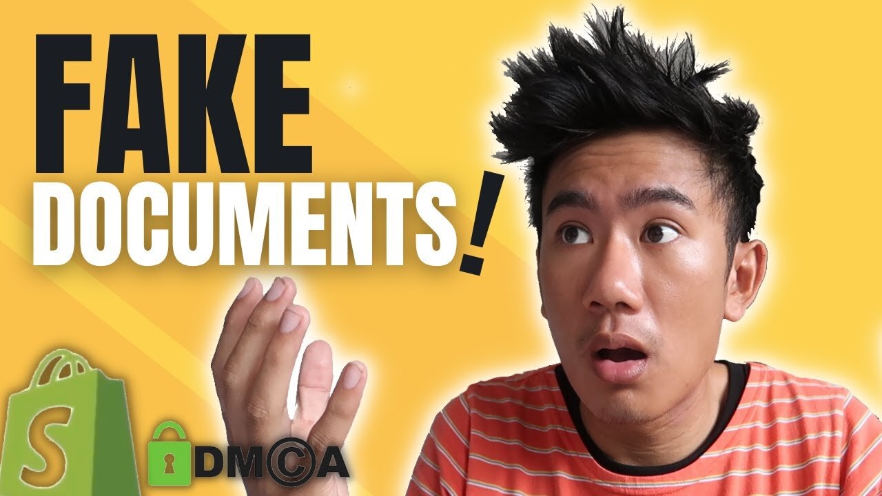 Shopify DMCA With Fake Documents From Competitors - Solution