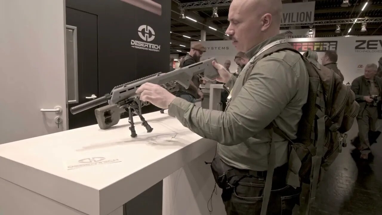 IWA 2023 Desert Tech 1022 bullpup chassi first look.