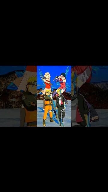 Naruto & Sakura VS Boruto & Sarada - WHO IS STRONGEST??.#shorts