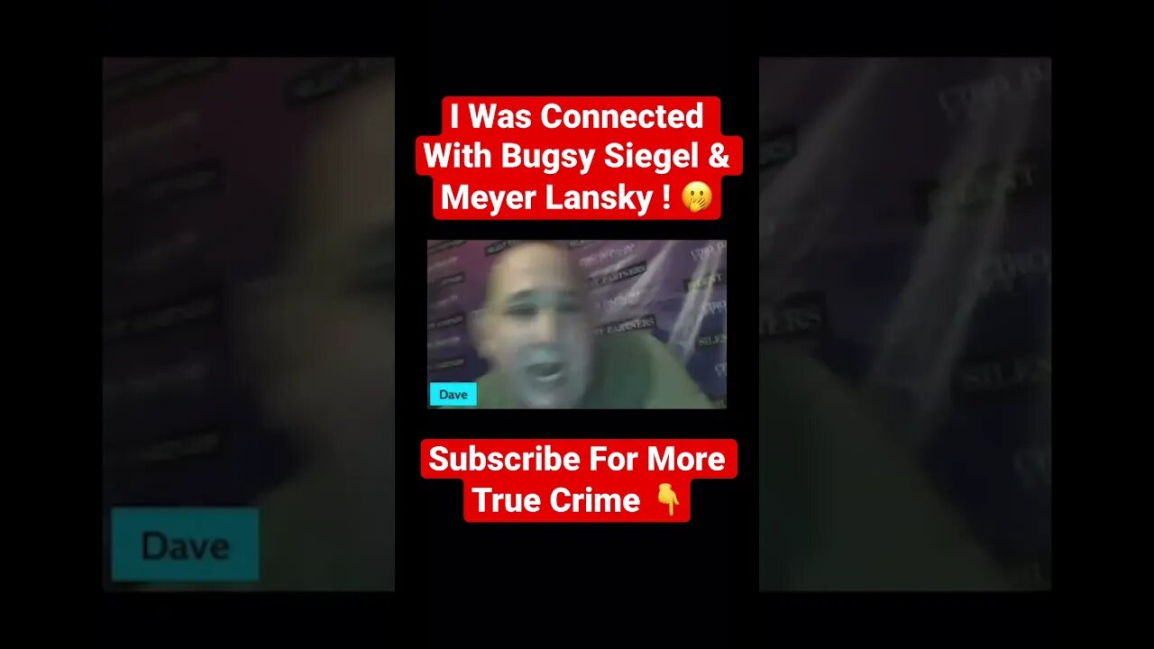 I Was Connected With Bugsy Siegel & Meyer Lansky ! 🫢 #short