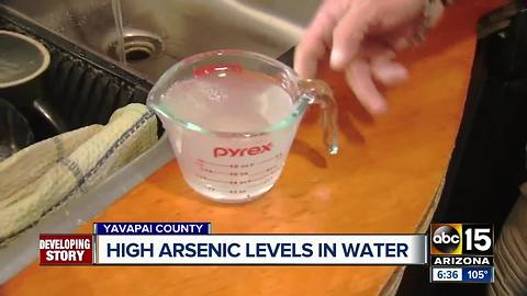 High arsenic levels found in water in Cottonwood