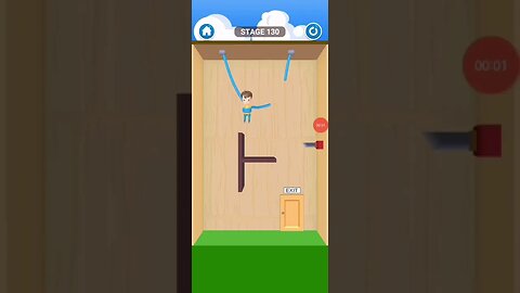 rescue cut rope puzzle 😎 #shorts