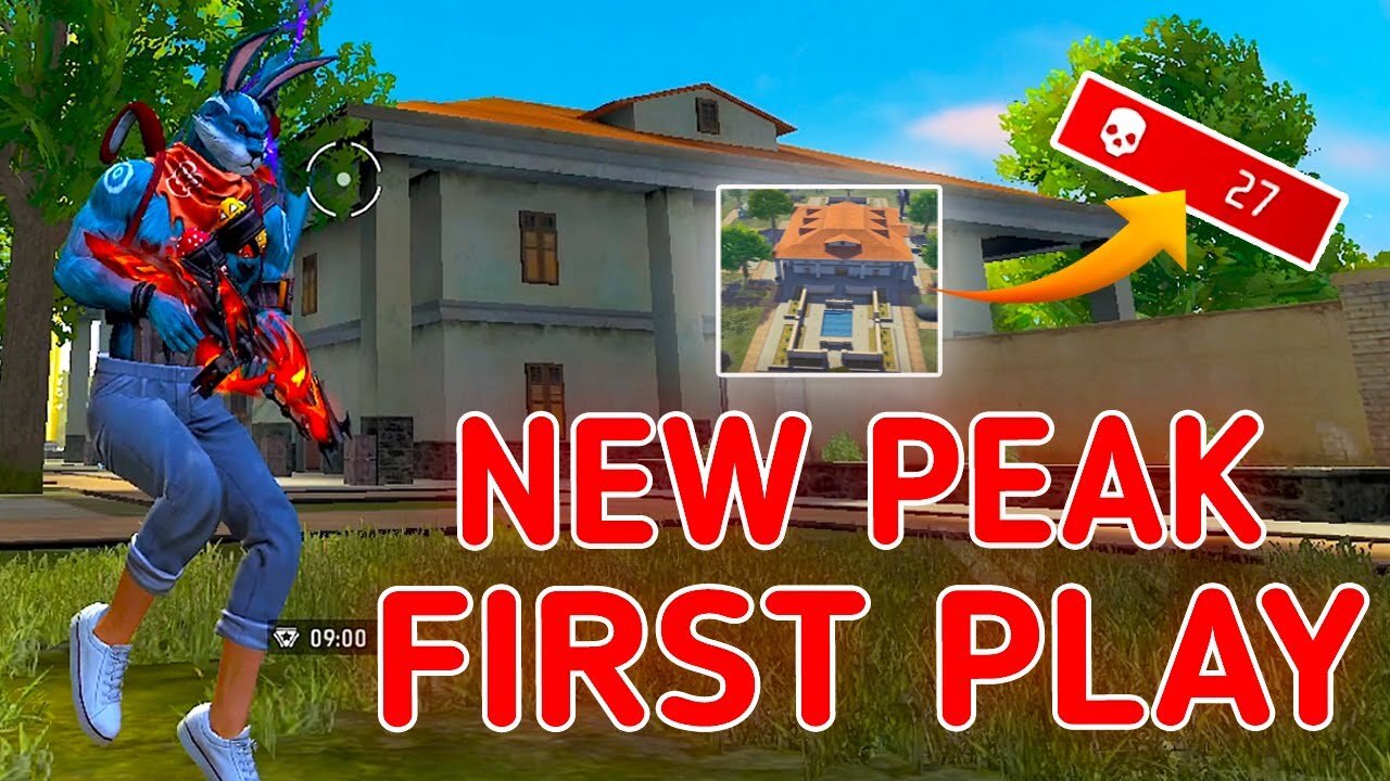 NEW PEAK 27 KILLS🔥!!!😱 __ SOLO VS SQUAD __ FIRST GAMEPLAY IN NEW PEAK MISSING BROKEN HOUSE __