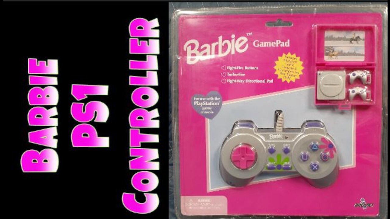 Barbie PS1 Controller....and one for Barbie too.