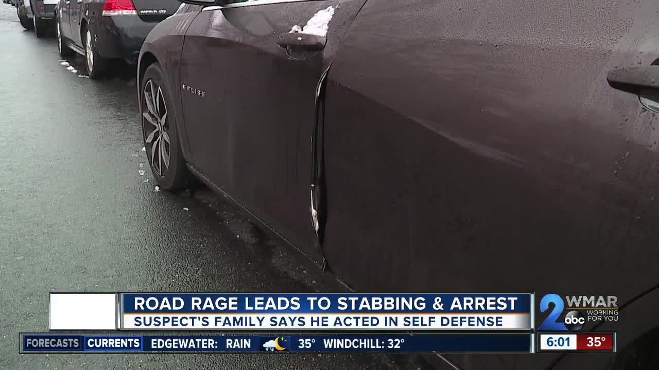 Road rage leads to stabbing, arrest in Baltimore County