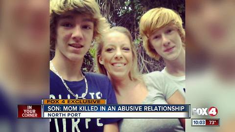 Son says mom tried to leave boyfriend who allegedly stabbed her to death