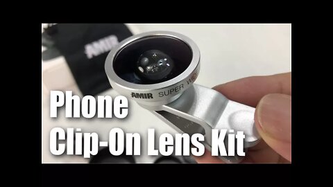 Amir Clip on Camera Lens Kit (Fisheye, Macro, Wide Angle) for Smartphones Review