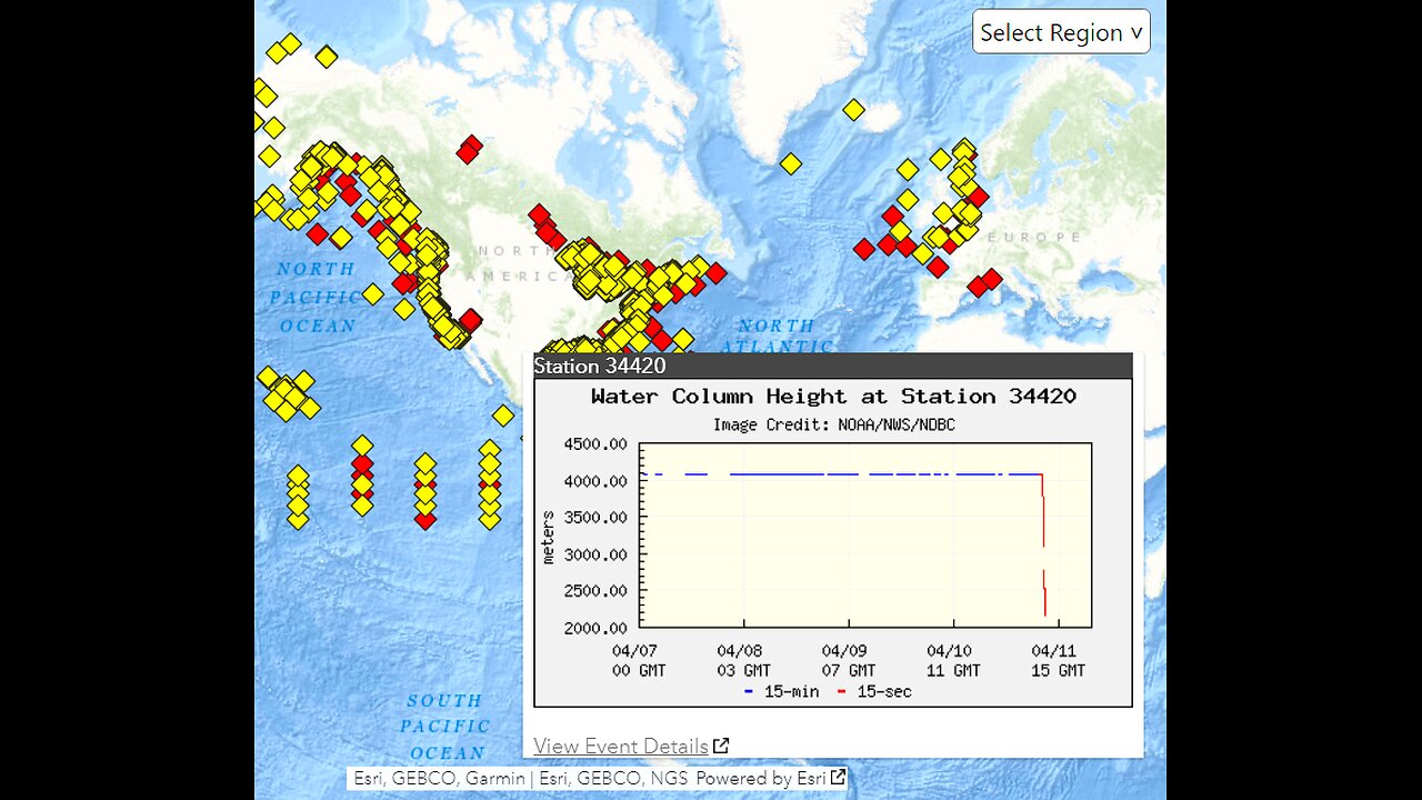 PACIFIC BUOY DROPS 6,000'? ARE MASSIVE TSUNAMIS & QUAKES IMMINENT? OR MULTIPLE TECH GLITCHES?