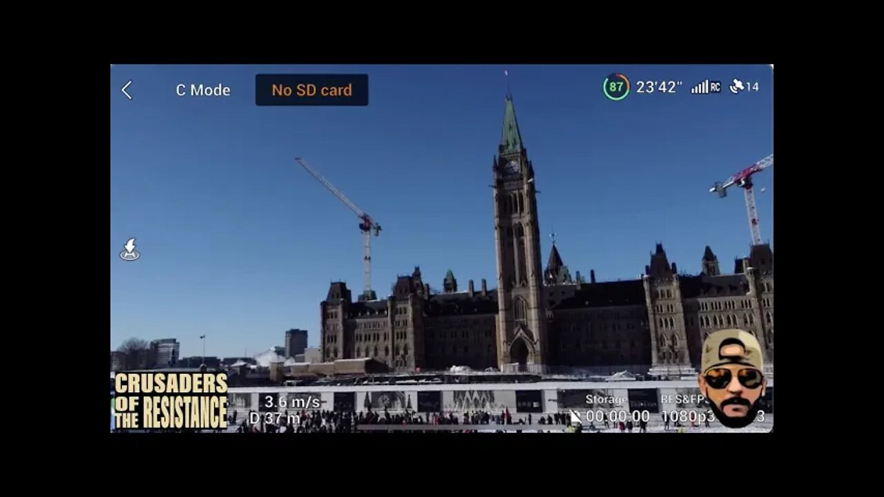 OTTAWA - Freedom Convoy Drone Footage