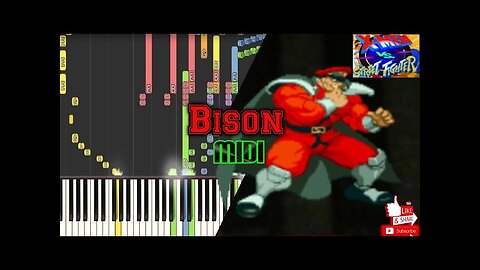 X-Men Vs Street Fighter - Bison ~ Piano ( Midi )