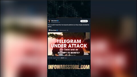 Telegram CEO Tells Tucker Carlson The US Tried To Break Into Telegram - Alex Jones on X