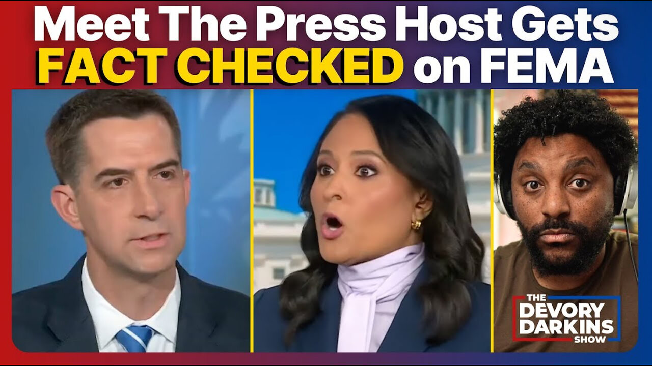 Meet The Press HOST Gets FACT CHECKED on FEMA