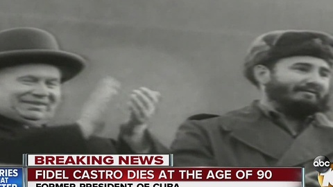 Fidel Castro dies at the age of 90