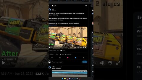 CS2 Sticker Fixes #counterstrike2 #cs2 #csgo #counterstrike #gaming