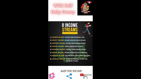 🔥8 income streams🔥#short🔥#motivation🔥#wildselfhelpgroup🔥12 march 2022🔥