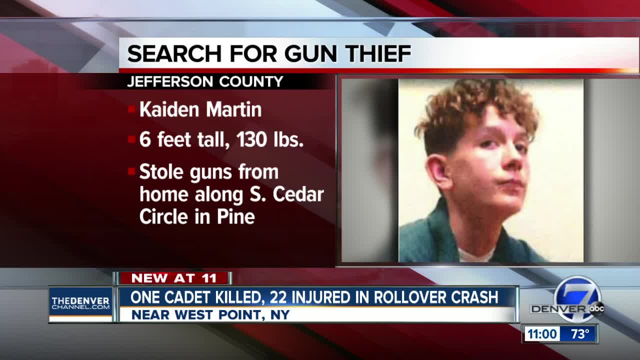 Authorities searching for 15-year-old accused of stealing guns, ammunition from relative’s home