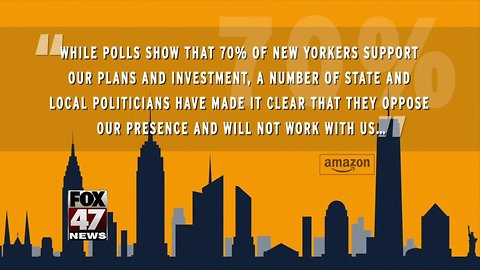 Amazon will not build a corporate headquarters campus in New York