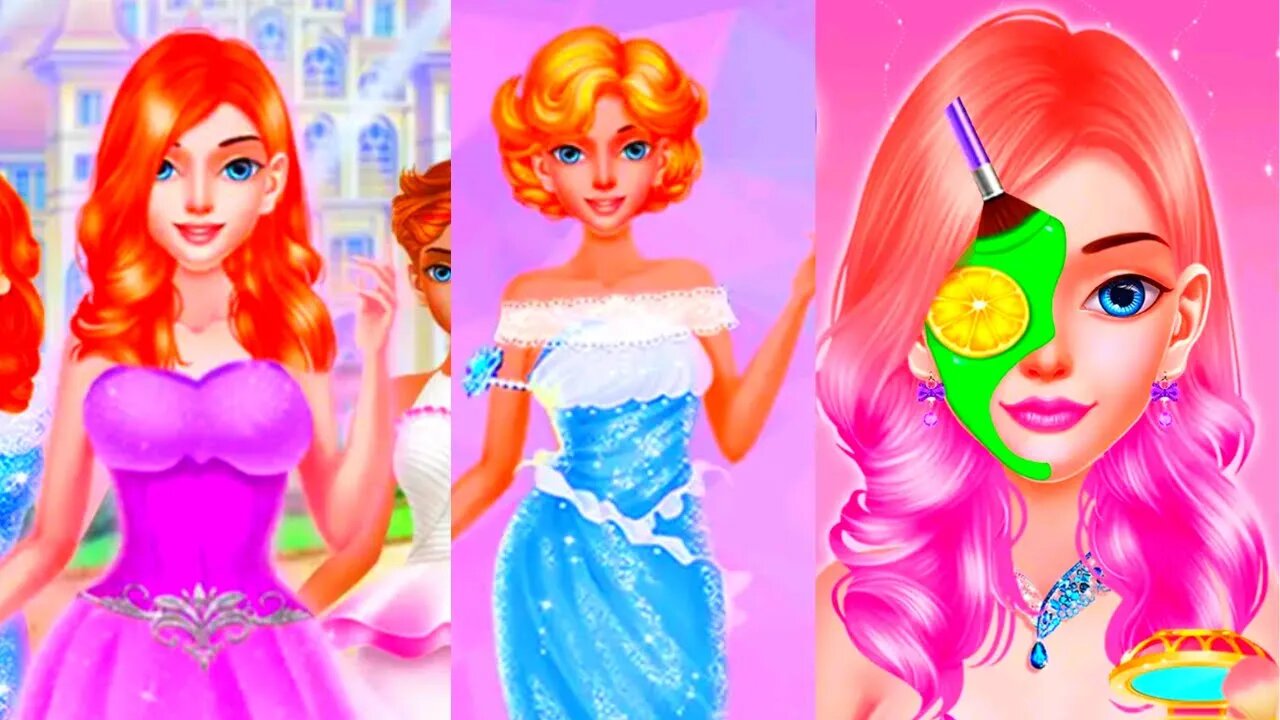 Princess dressup makeup salon/makeup games/princess games/girl games/new game 2023 @TLPLAYZYT