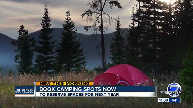 State Parks encourages campers to book spots early for busy weekends