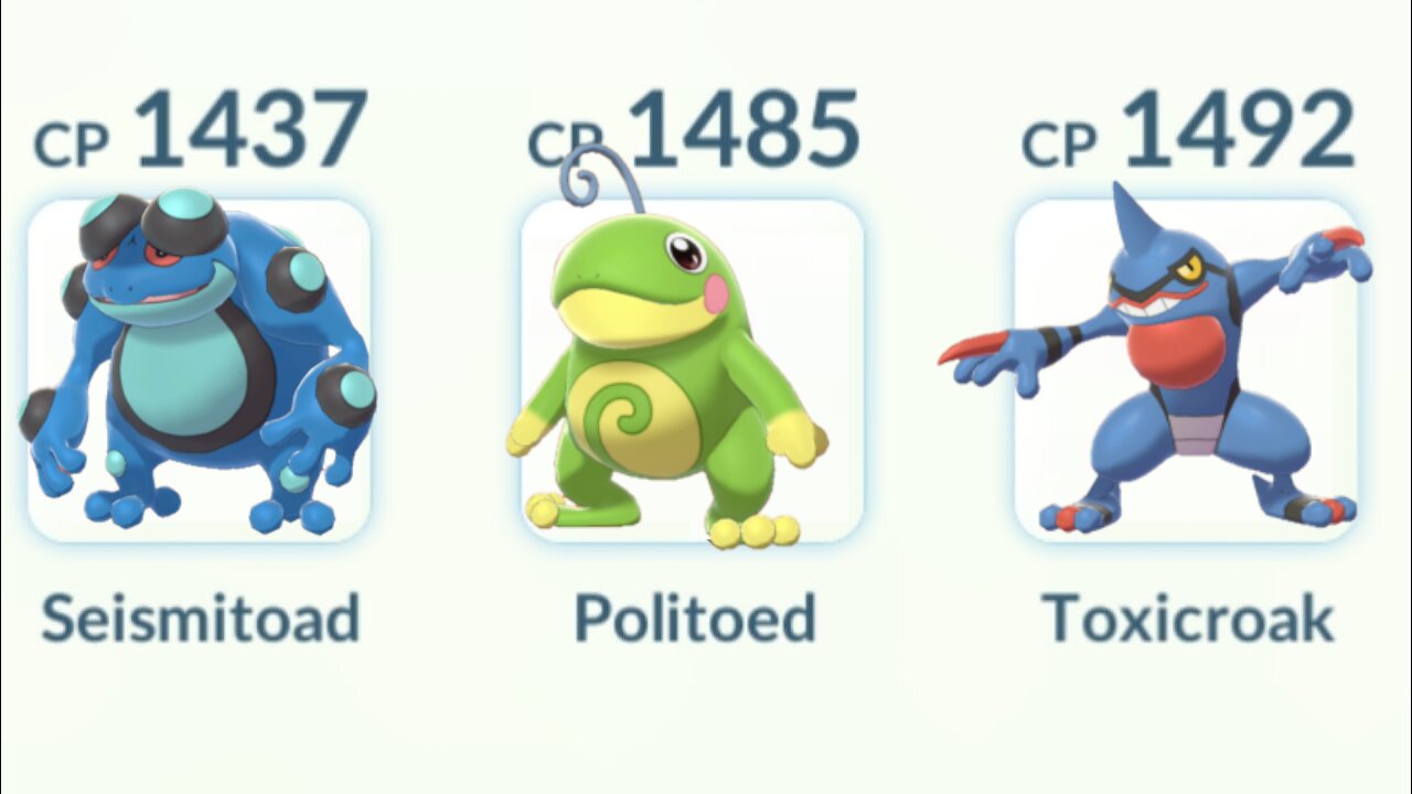 Great League But Can Use Frogs Only Team In Pokemon Go