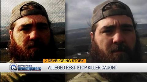 Arrest in case after man killed at a Bath Township rest stop