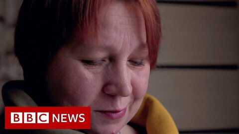 The Ukrainian family who face fleeing their homes for a second time - BBC News