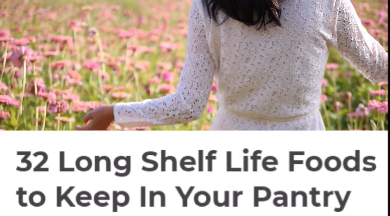 32 Long Life Shelf Foods To Keep in Your Pantry