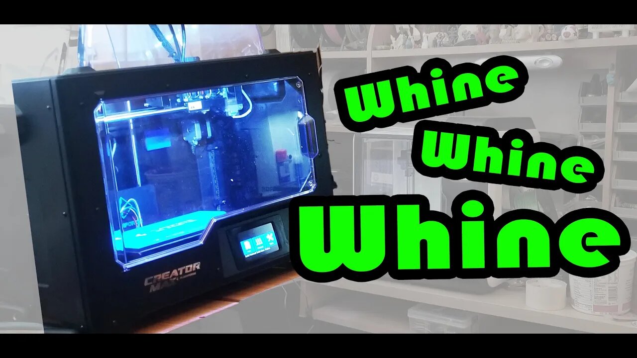 Whining about an awesome 3D Printer - Flashforge Creator Max Review