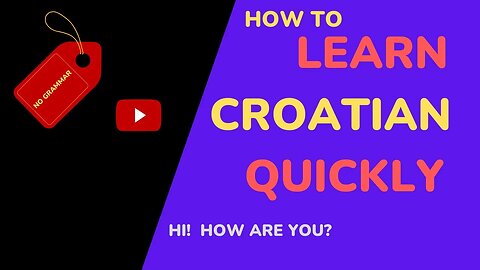 How to Learn Croatian the Easy Way! Dobar Dan! #learn #croatian #greetings