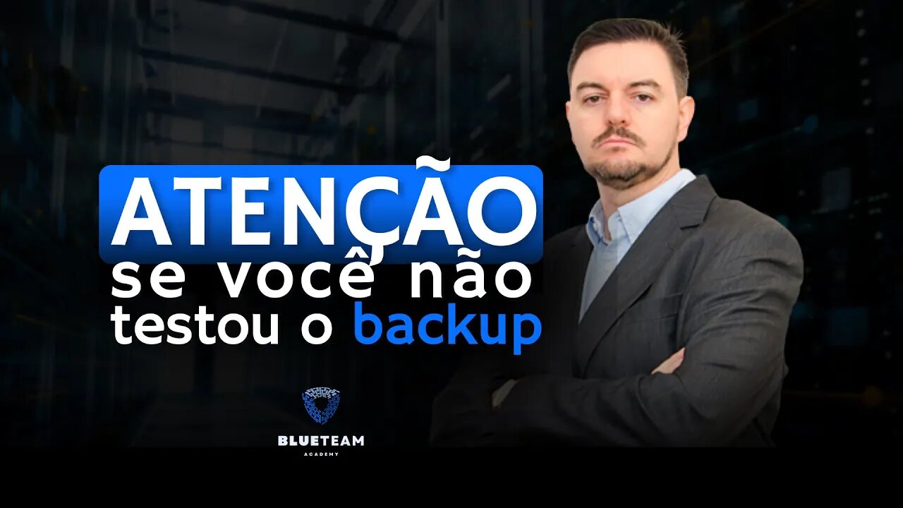 Essa é o problema de não testar o backup