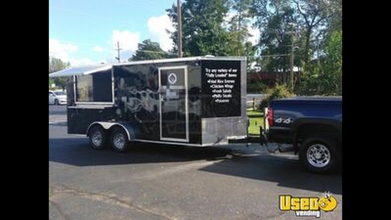 2019 - 7' x 16' Food Concession Trailer | Mobile Street Vending Unit for Sale in Georgia