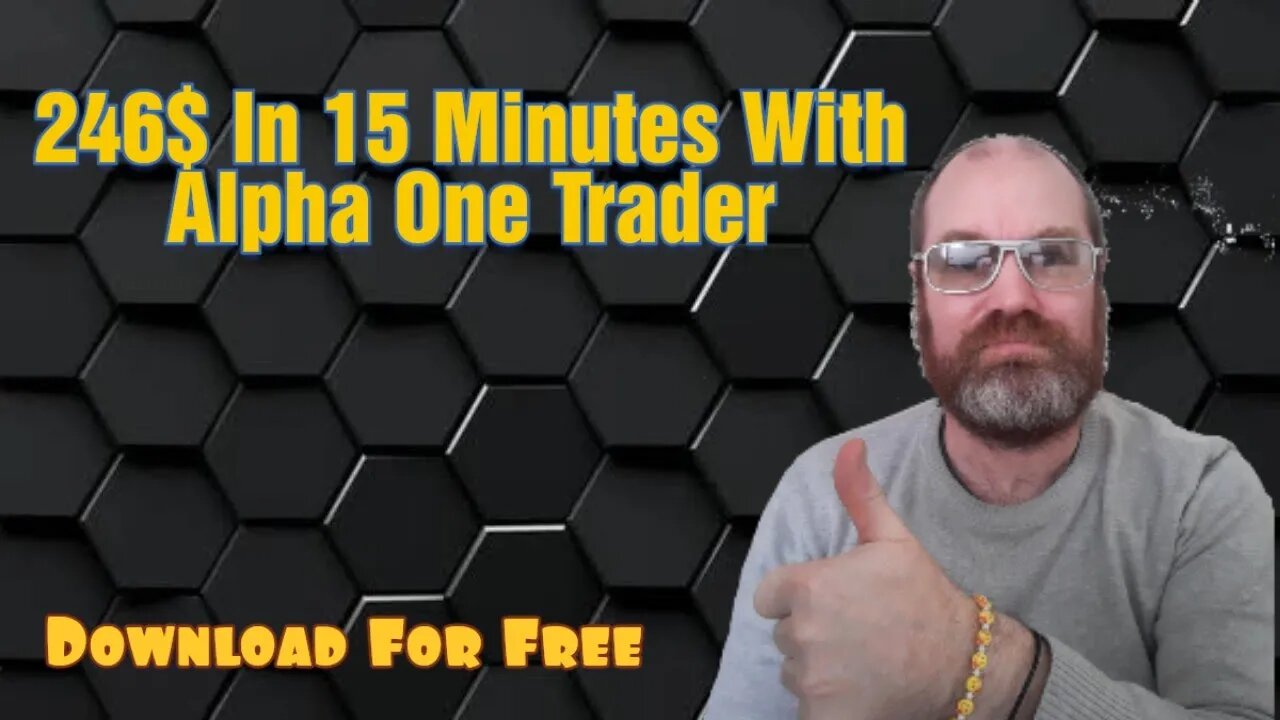 Alpha One Trader a Free WorldWide Binary Options Robot Made 246 Dollar