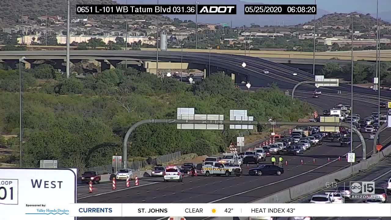 Police incident near Loop 101 and Tatum