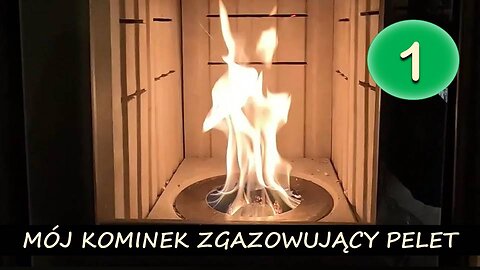 Mój kominek zgazowujący pelet - część 1 - nowa technologia 🔥
