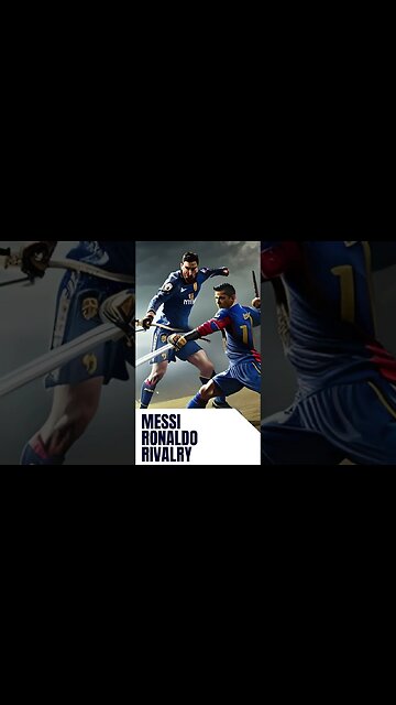 Messi vs Ronaldo: Epic Rivalry #MessiRonaldo #Soccer #Football?🙈😂 #cr7 #legends @tvasart #viral