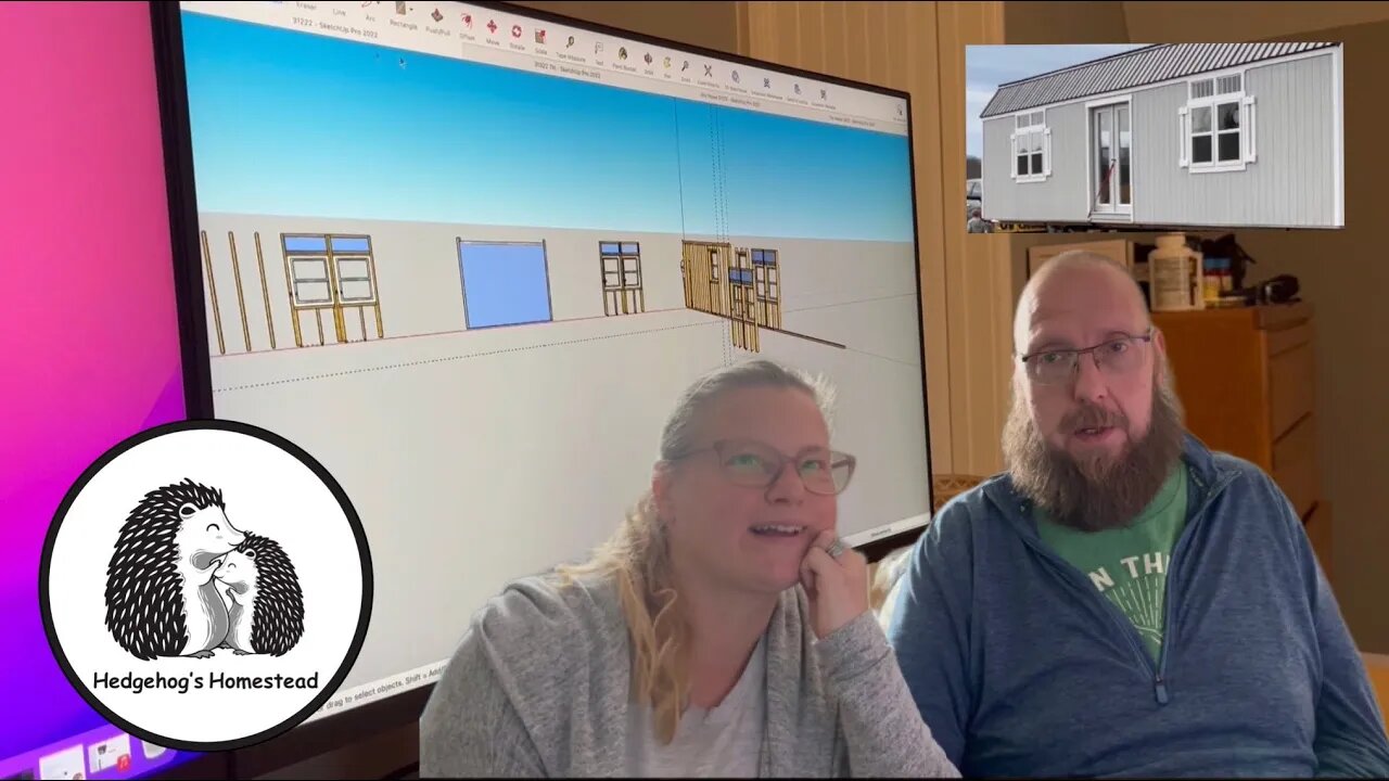 Tiny home progress #sketchup #debtfreejourney #keepingitdutch #daveramsey #armsfamlyhomestead