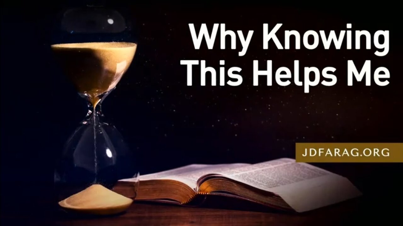 Knowing Jesus & Bible Prophecy Helps Us in these Dark End Times - JD Farag [mirrored]
