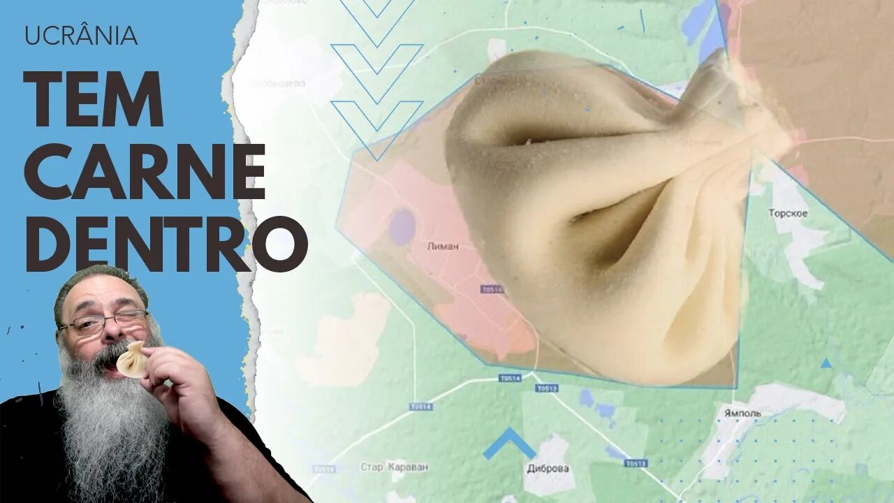 CERCO de LYMAN é comparado com KHINKALI e ROUBA a CENA no dia que PUTIN da seu PITI já esperado